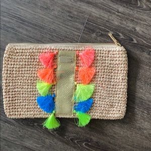 Lilly Pulitzer Straw Clutch